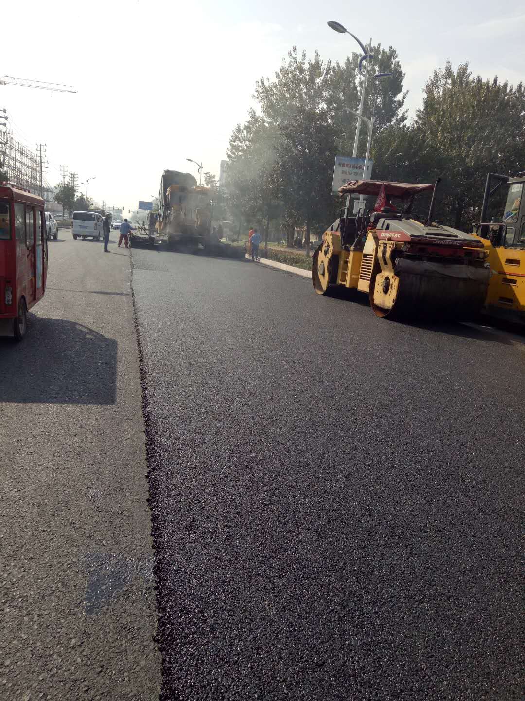 金湖縣園林路（新港路——工園路段）道路黑色化改造工程